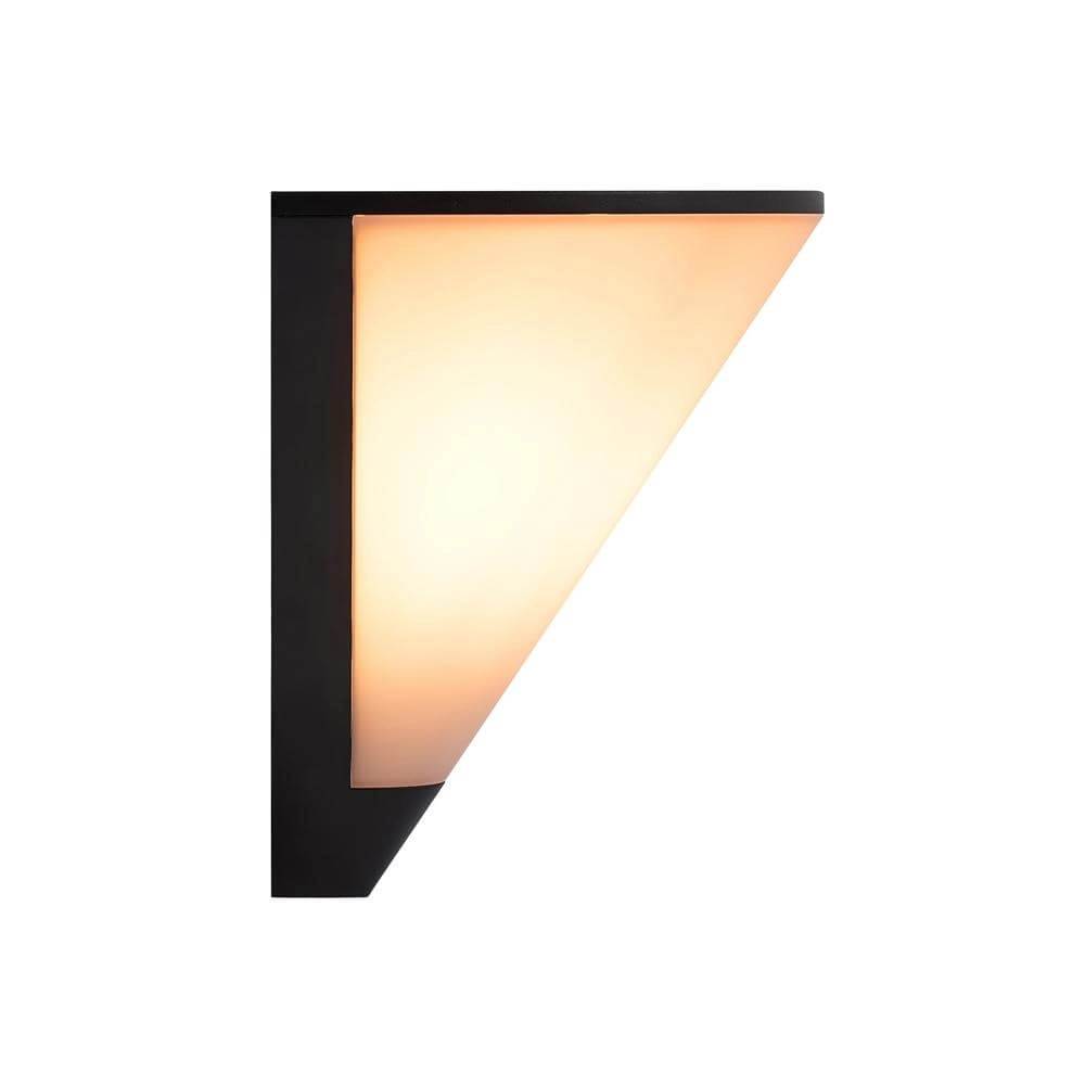 Driehoekige wandlamp Noorstad zwart Nordlux 5704924015571