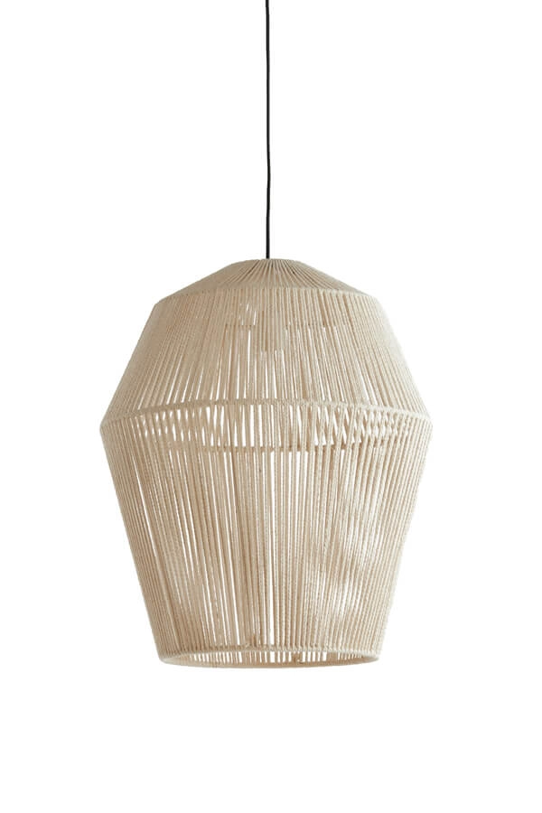 Scandinavische hanglamp Deya crème Ø 45cm Light & Living 8717807744960
