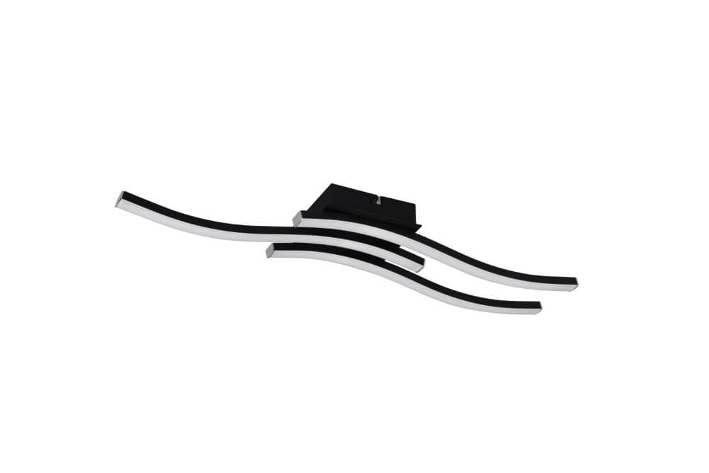 Plafondlamp Route led 4000K zwart Trio 4017807521757