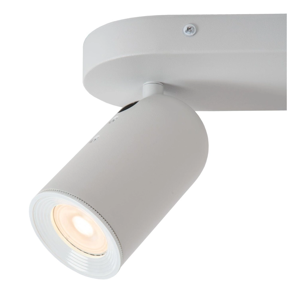 Plafondspot Punch 2-lichts wit Lucide 5411212134455