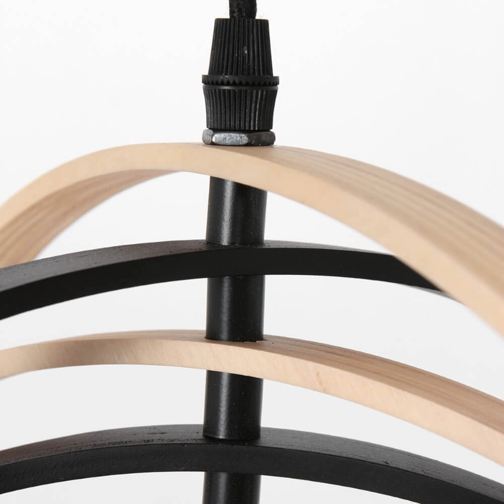 Houten hanglamp Muoversi Ø 45cm Steinhauer 8712746166309