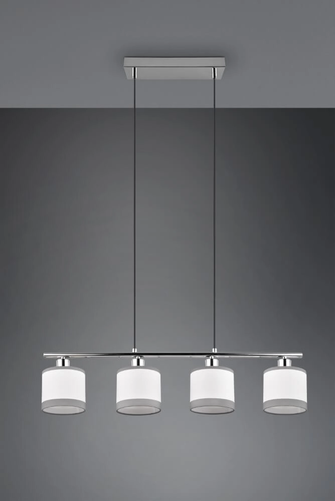 Hanglamp Davos wit 4-lichts Trio 4017807574265
