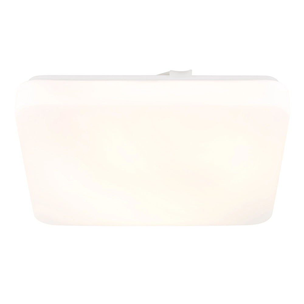 Plafondlamp Donte vierkant wit 27cm Globo 9007371583706
