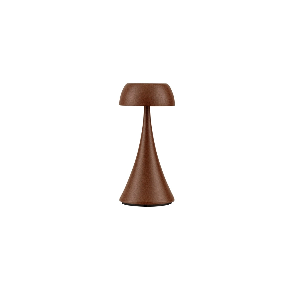 Tafellamp Ycro roestbruin oplaadbaar met USB Lyora 5212017476999