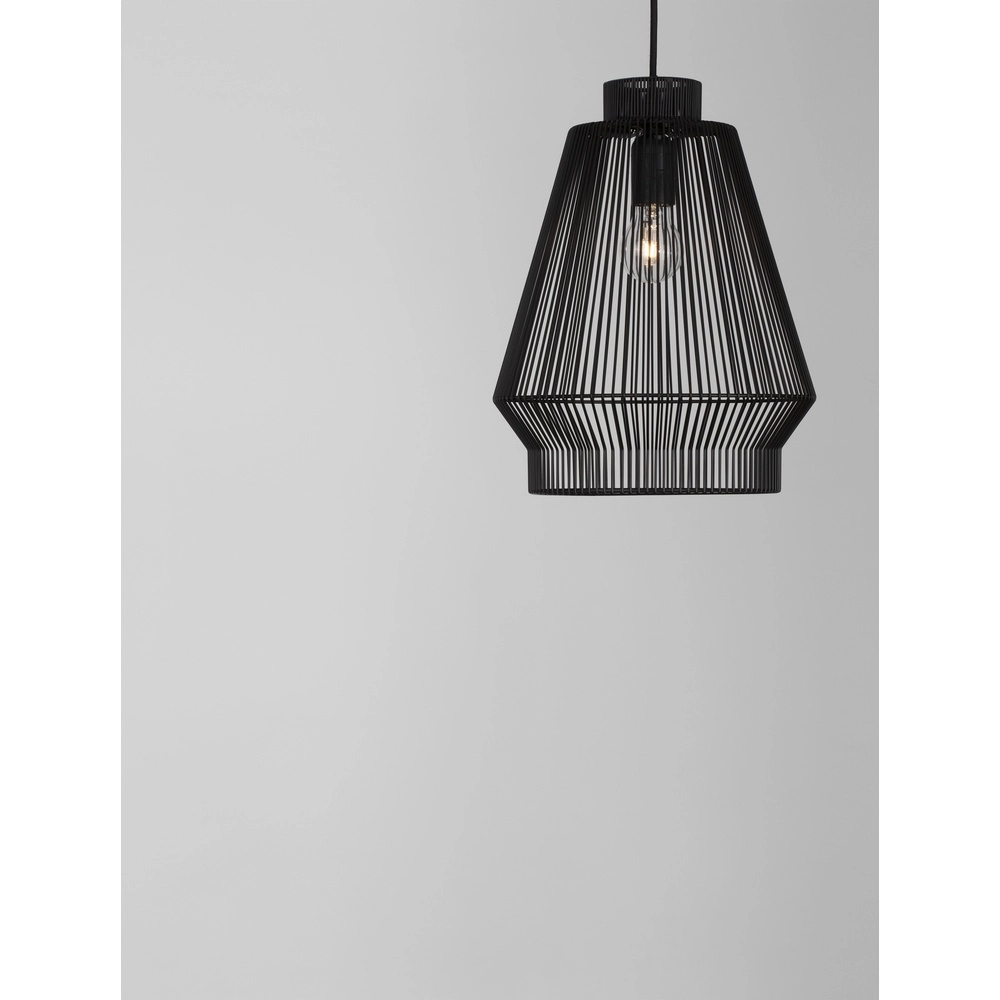 Bohemian hanglamp Bredo Ø 27,5cm zwart Lyora 5212017438898