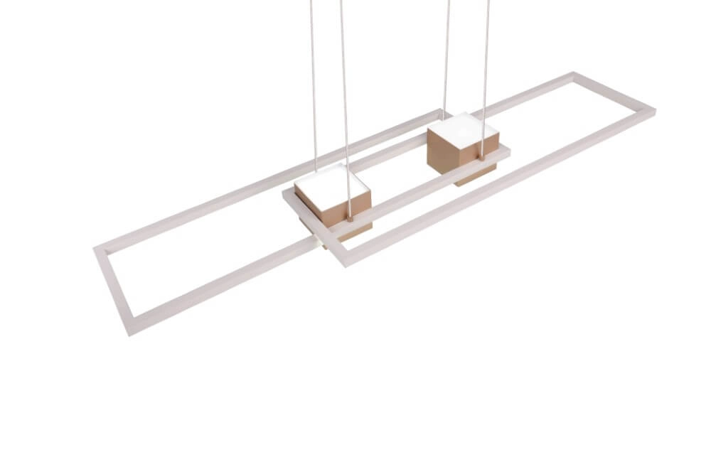 Led hanglamp kantoor Albany roodkoper Trio 4017807610352