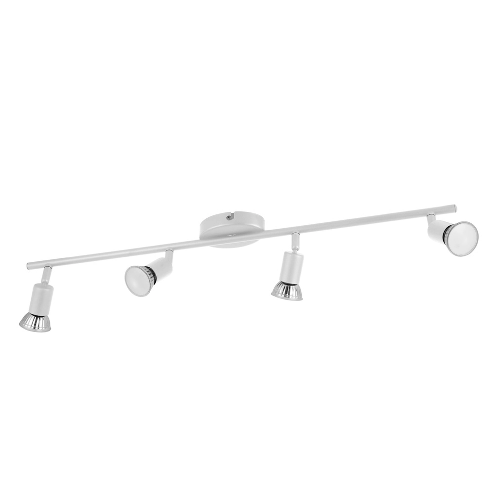 Plafondlamp Buzz-Led 4-lichts wit