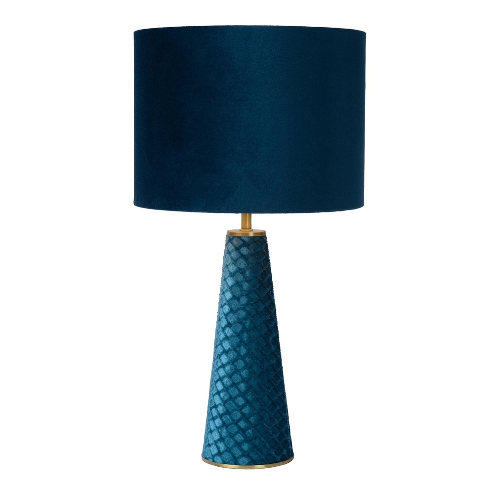 Tafellamp Extravaganza Velvet blauw