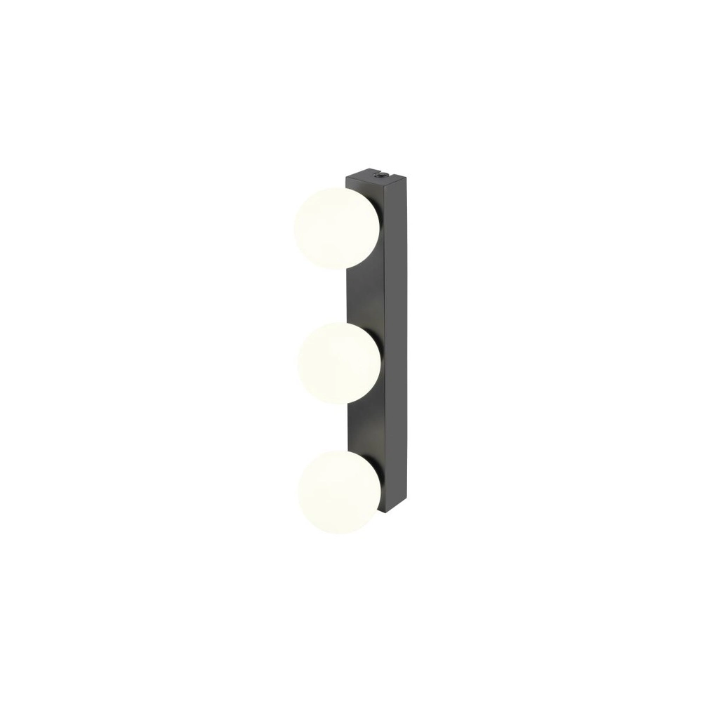 Wandlamp Sun Mirror 4-lichts zwart SLV 4024163318303
