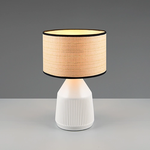 Tafellamp Formentera Ø 28cm wit Trio 4017807680126