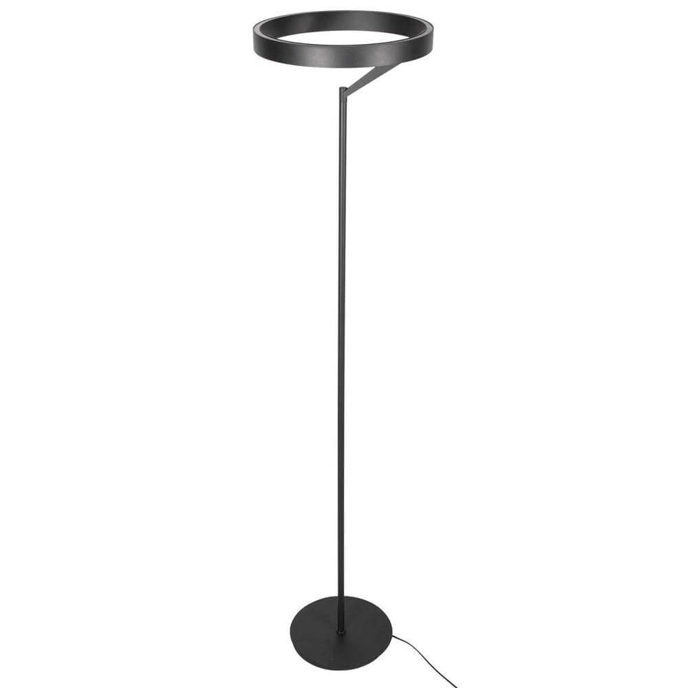 Moderne vloerlamp Mykty zwart Ø 40cm Steinhauer 8712746178173