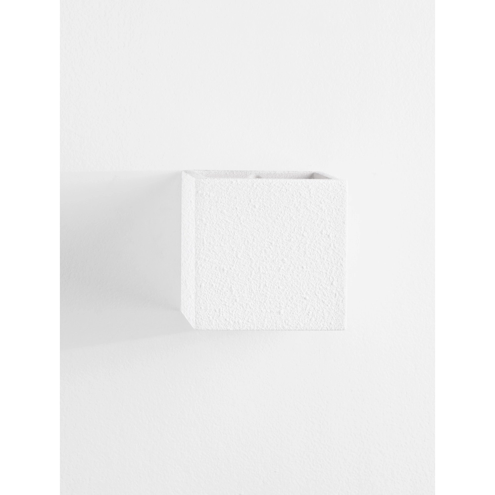 Vierkante wandlamp Sensia wit 11,5cm Lyora 5212017479303