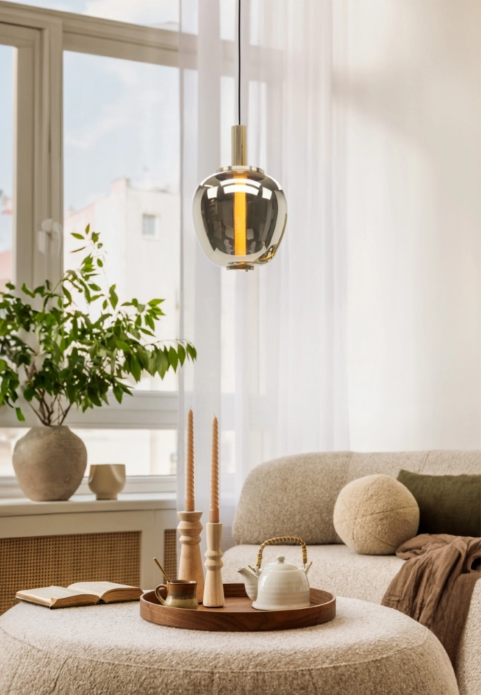 Design hanglamp Fruitera goud Ø 25cm Stars of Light 9008606360048