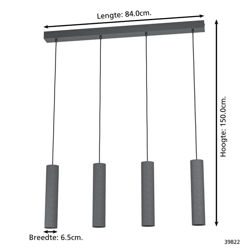 Eettafel lamp Mentalona 4x GU10 Stars of Light 9002759398224