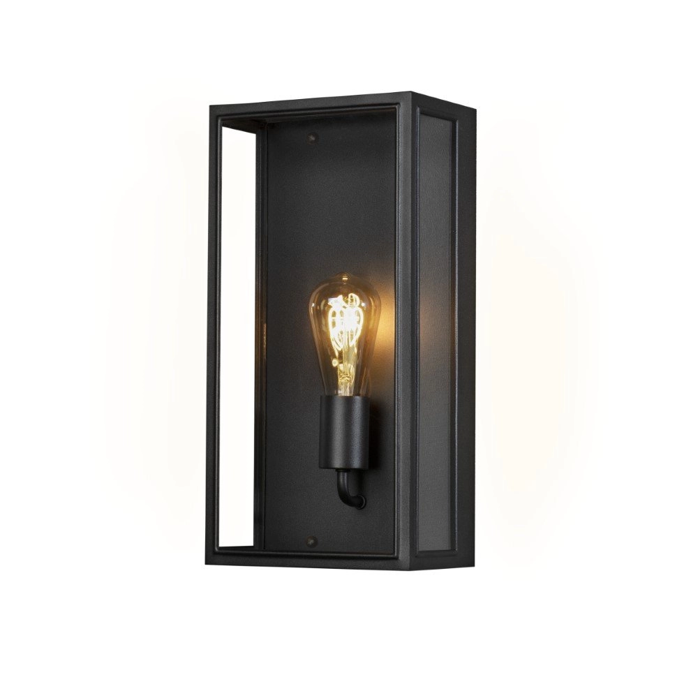 Zwarte wandlamp Carpi