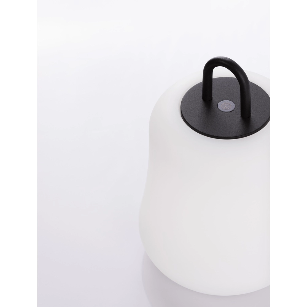 Tafellamp Jigra oplaadbaar antraciet met wit Lyora 5212017434883