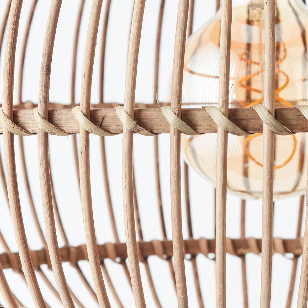 Rotan hanglamp Woodball Ø 44,5cm Brilliant 4004353413780