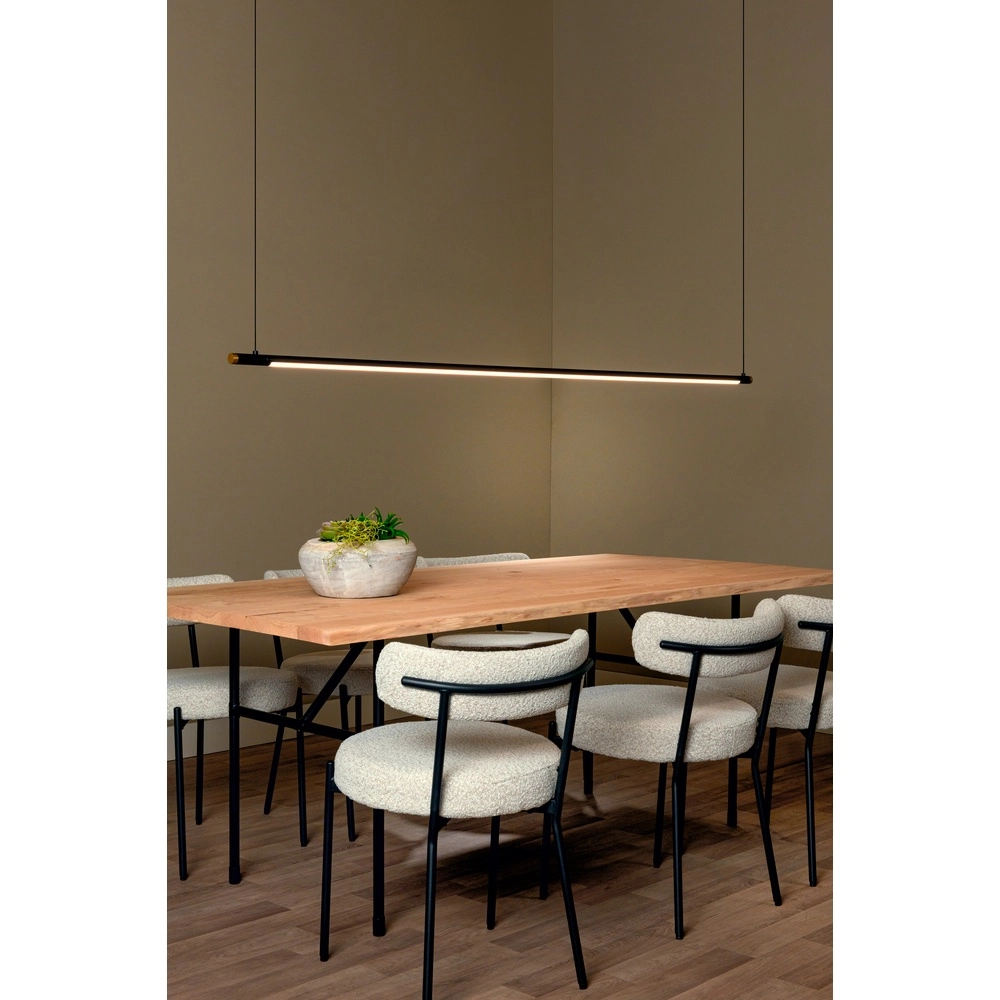 Strakke hanglamp Marnik zwart 200cm Premium by Lucide 5411212421227