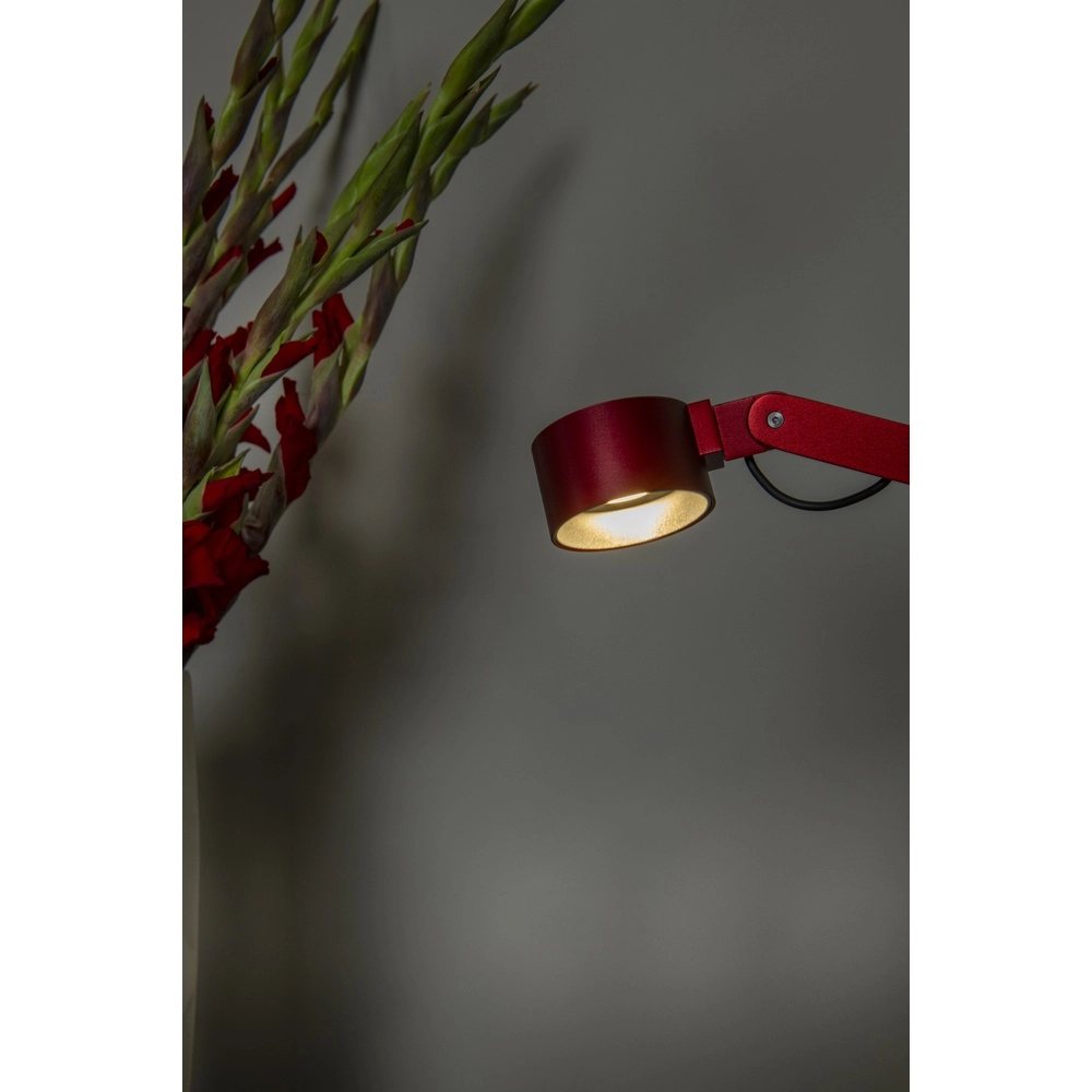 Bureaulamp Ogden rood Premium by Lucide 5411212560315