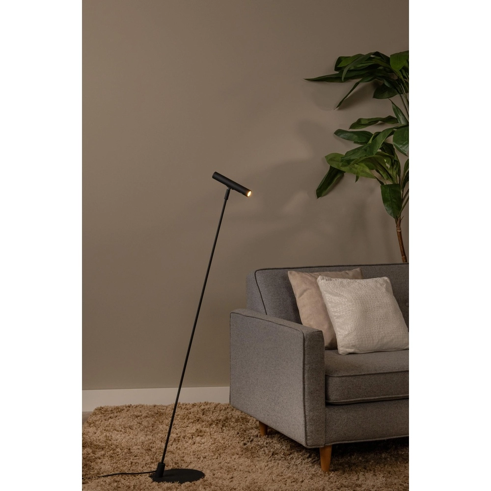 Vloerlamp Alec design zwart Lucide 5411212031976