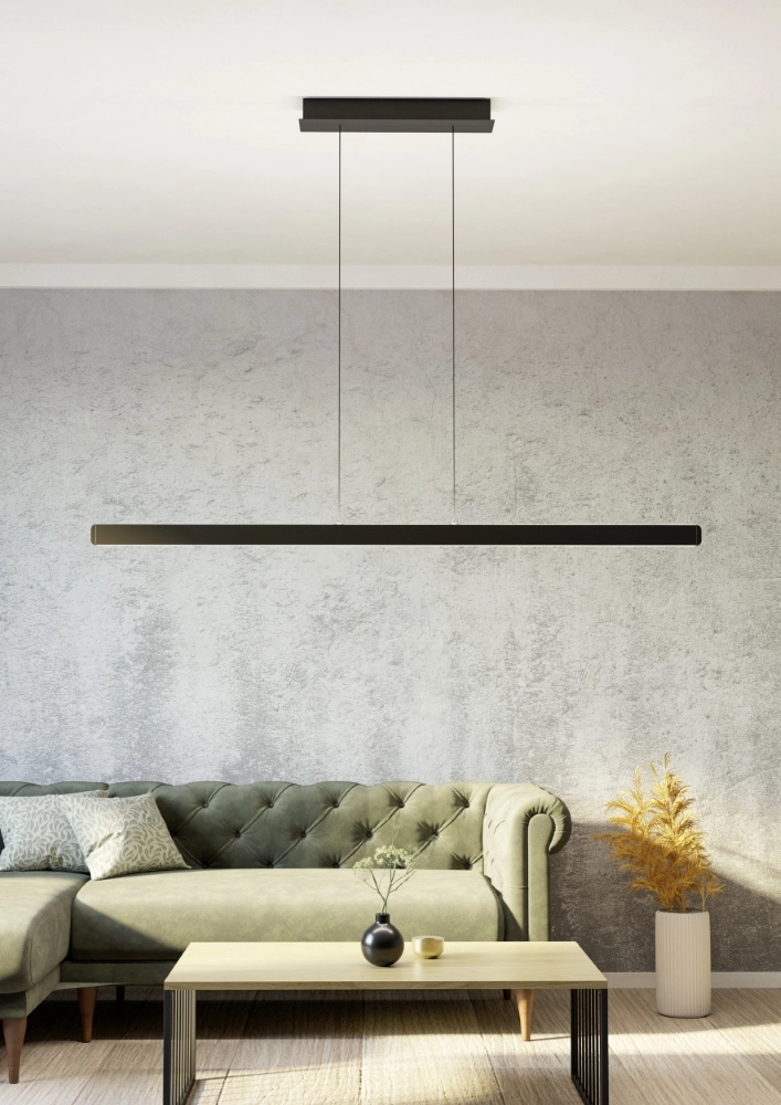 Strakke hanglamp Ciggiano zwart Stars of Light 9008606357857