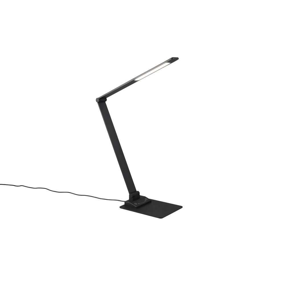 Bureaulamp Travis design zwart Trio 4017807600216