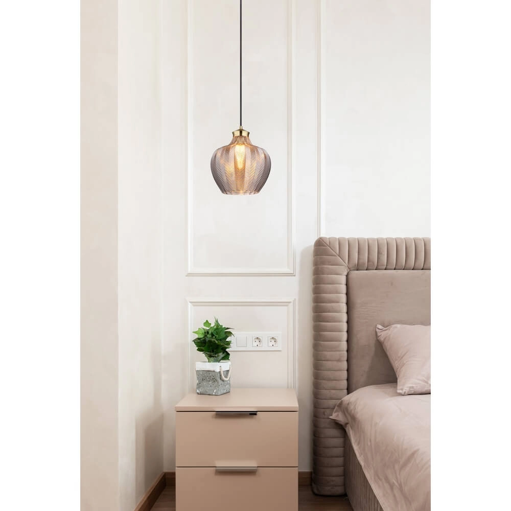 Hanglamp Jessica met gekleurd glas Ø 26cm Globo 9007371481118