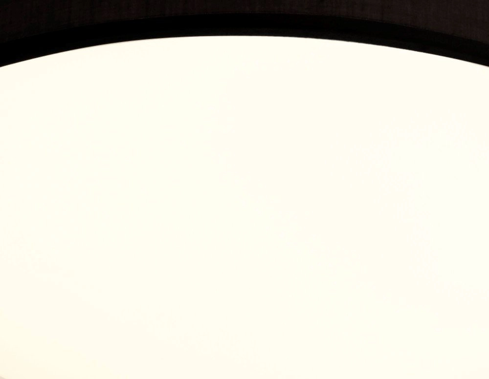 Landelijke plafonnière Gianna Ø 37cm zwart met goud Searchlight 5053423131597