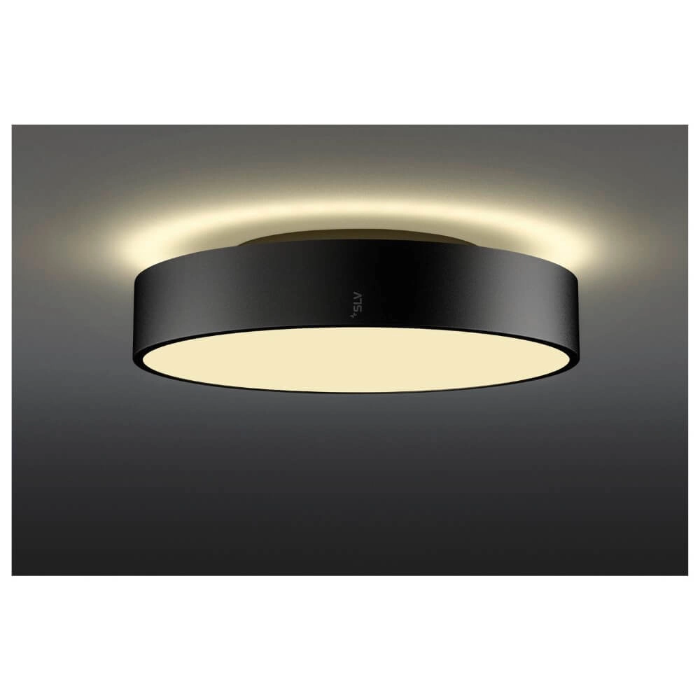 Plafondlamp / Hanglamp Medo Pro 40 zwart - CCT - 110g - Ø 38cm SLV 4024163276917