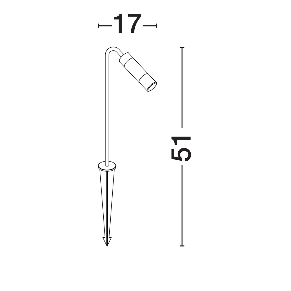 Garden lamp Aether with wedge Lyora 5212017453969