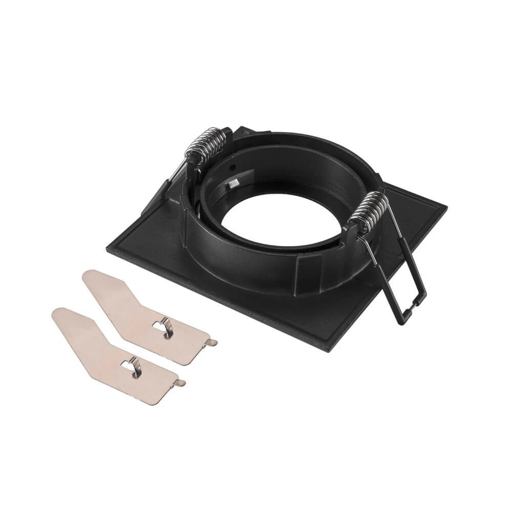 Inbouwring New Tria 68 vierkant zwart - zonder fitting SLV 4024163276603