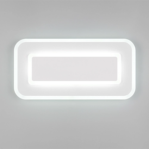 Moderne plafondlamp Riva wit 40cm Trio 4017807682939