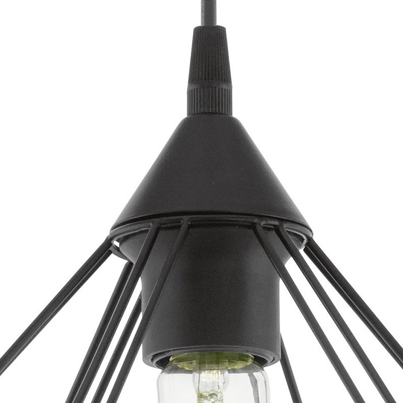 Hanglamp Tarbes 32cm zwart Eglo 9002759941888