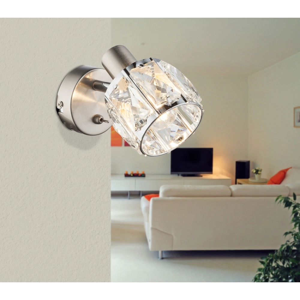 Wandlamp Kris nikkel Globo 9007371357253
