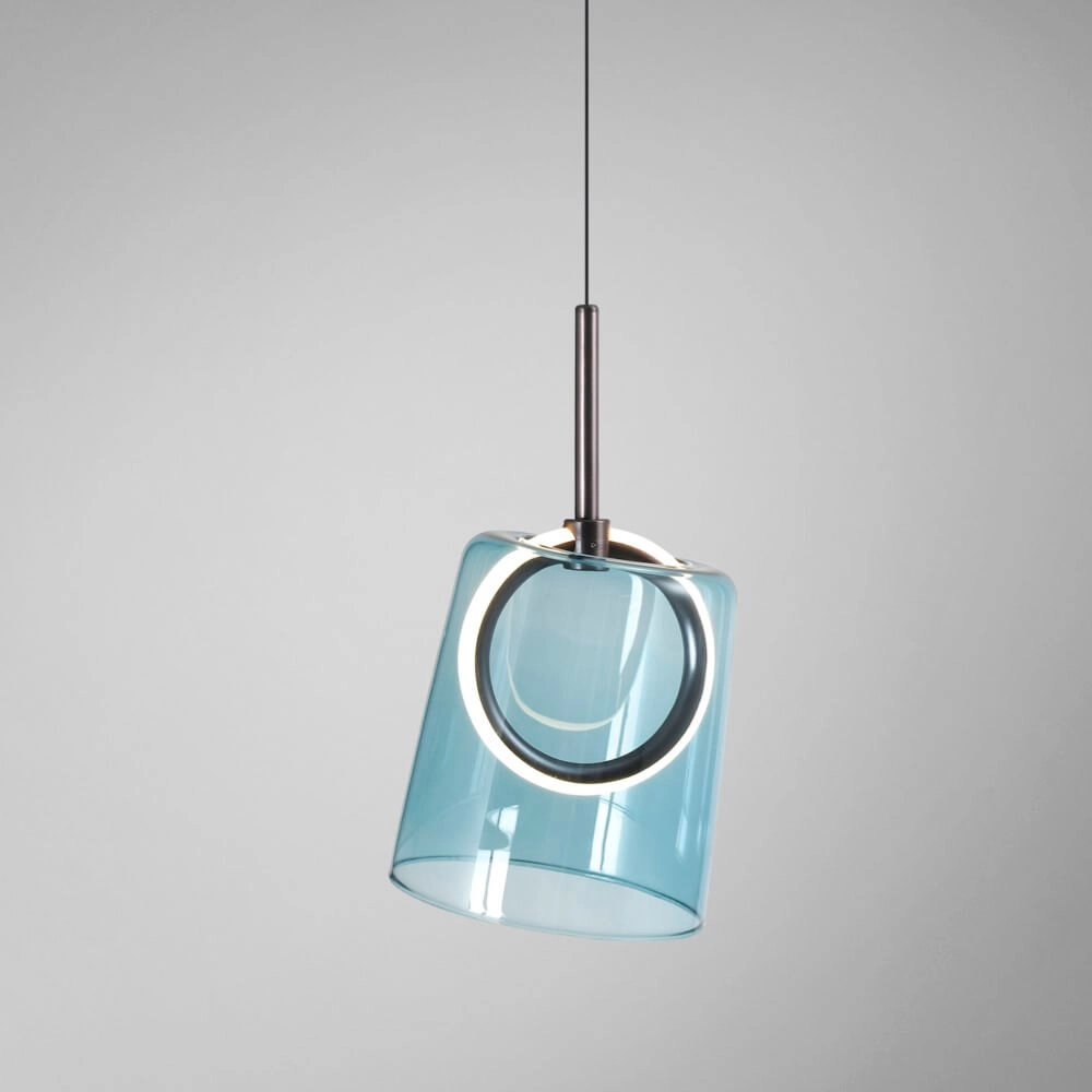 Hanglamp Zula blauw Paul Neuhaus 4012248383599