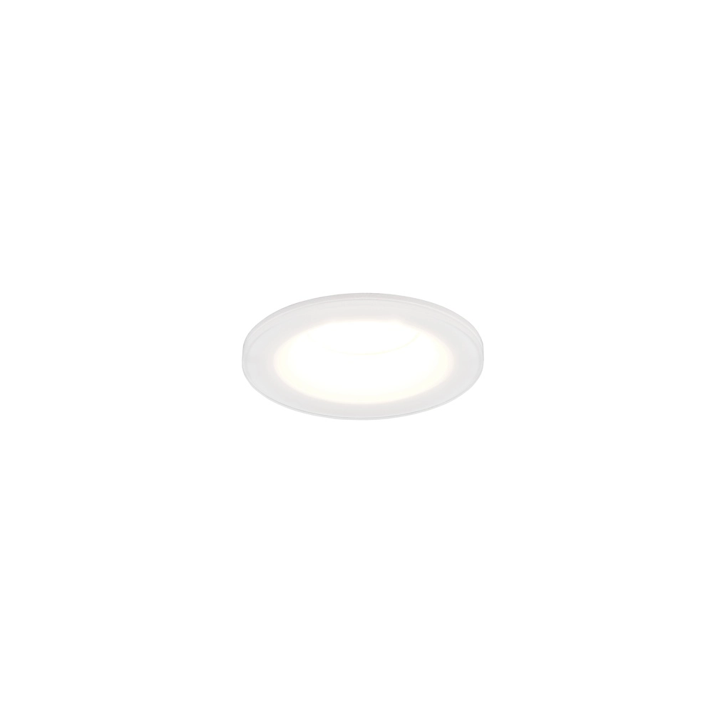 Ronde inbouwspot Fjell wit IP44
