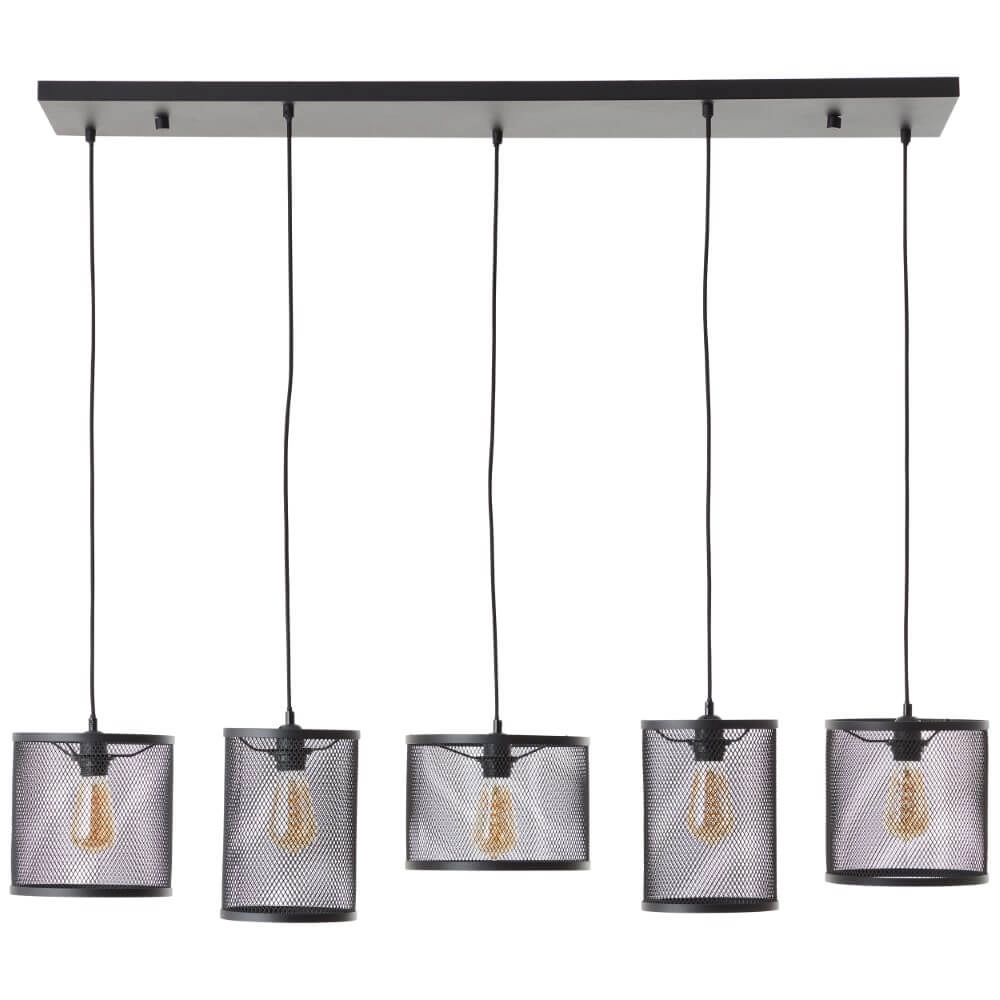 Eettafel hanglamp Maze met gaas kappen Brilliant 4004353411540