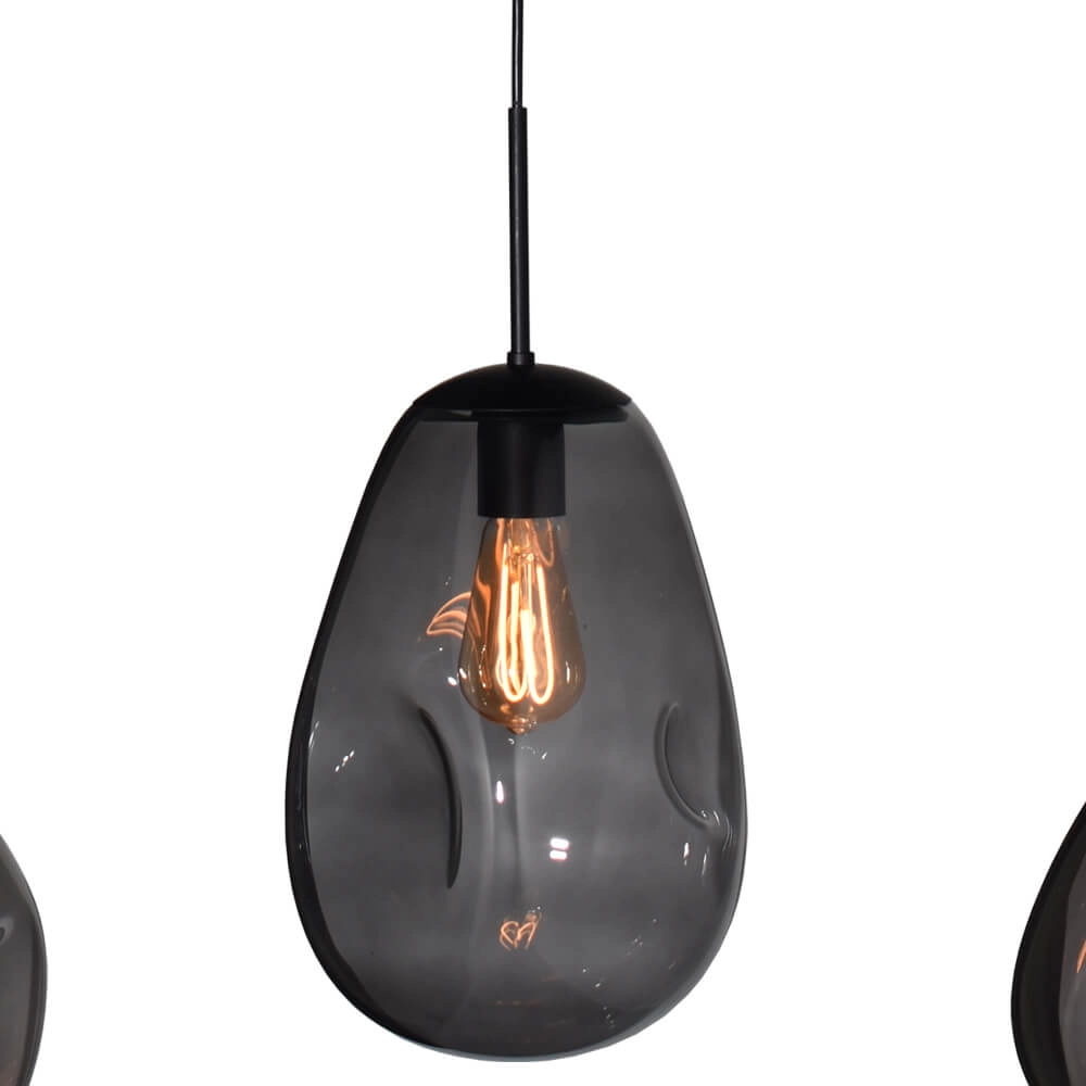 Hanglamp Lava 4x smoke glas Masterlight 8718121286150