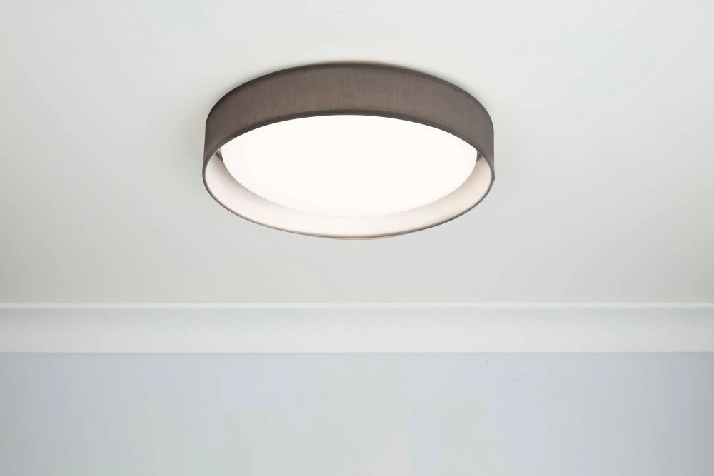 Grijs plafondlamp Gianna Ø 37cm Searchlight 5053423101422