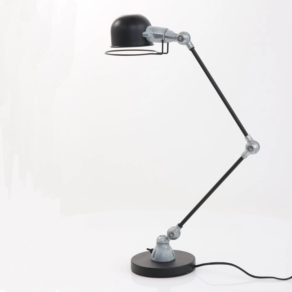 Landelijke bureaulamp Davin zwart met vintage grijs Steinhauer 8712746102017