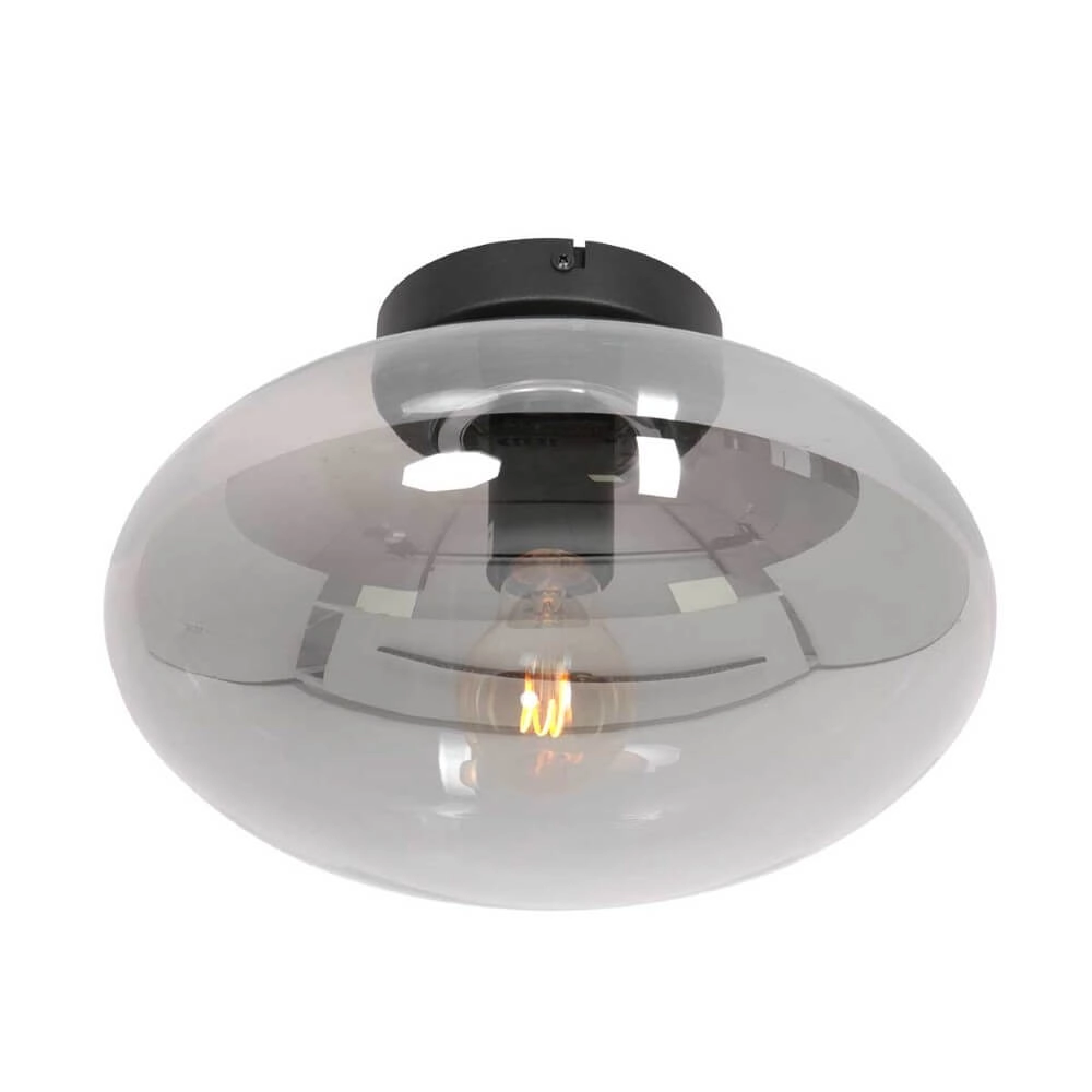 Glazen plafondlamp Reflexion ovaal Ø 30cm Steinhauer 8712746161335