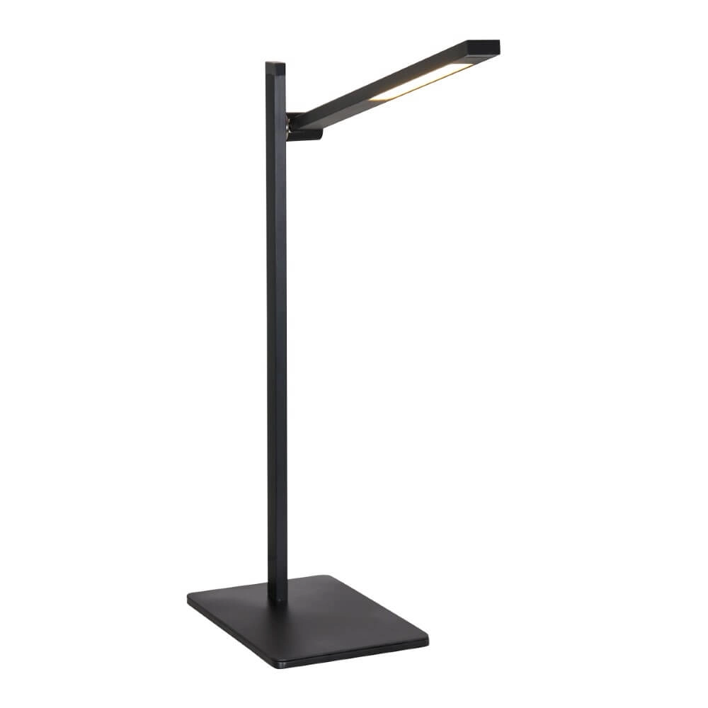Strakke led bureaulamp Stekk zwart Steinhauer 8712746132731