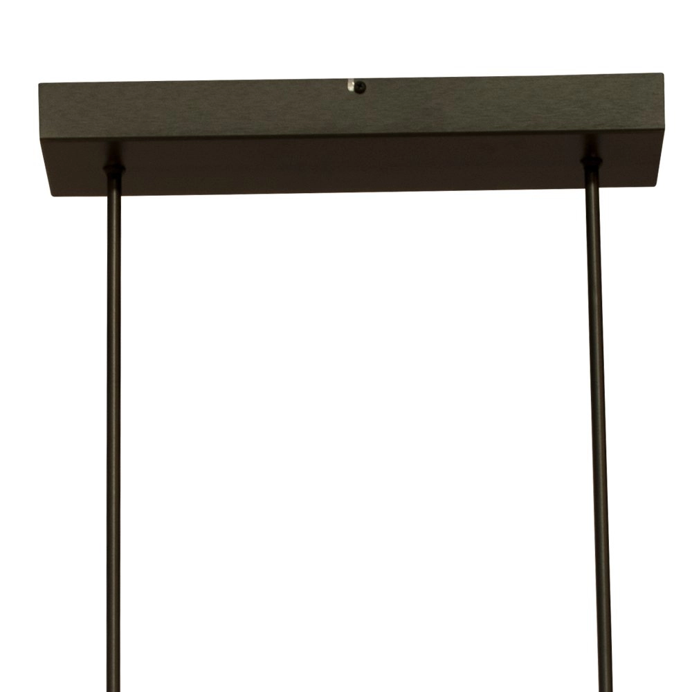 Zwarte hanglamp Real 3 met goud 100cm Masterlight 8718121220468