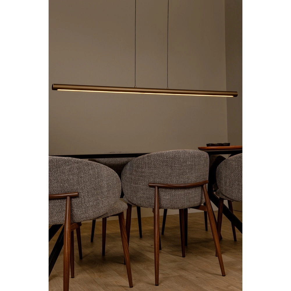 Strakke hanglamp Griffith brons 140cm Premium by Lucide 5411212241931