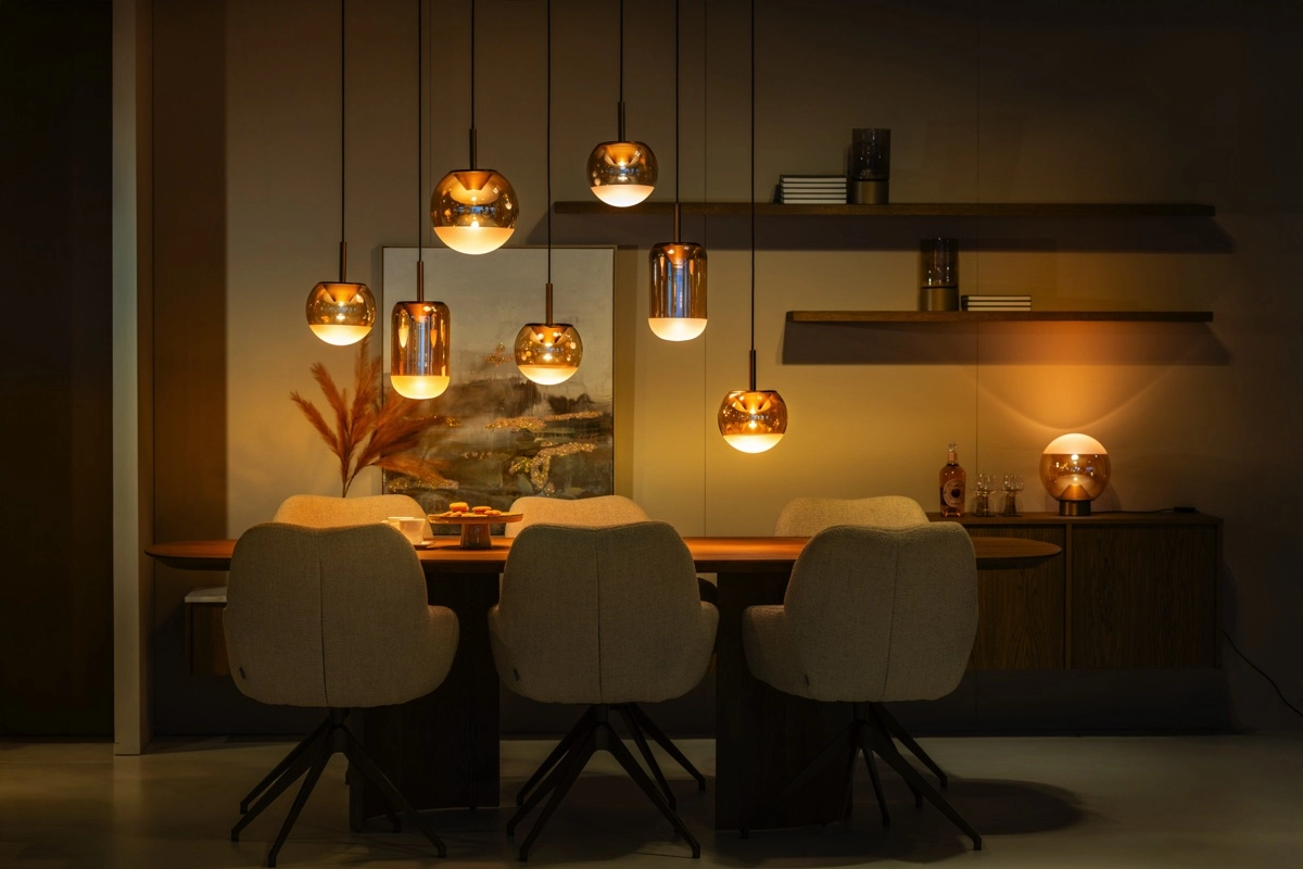 Eetkamer hanglamp Yvonne 9-lichts ETH 8720195311634