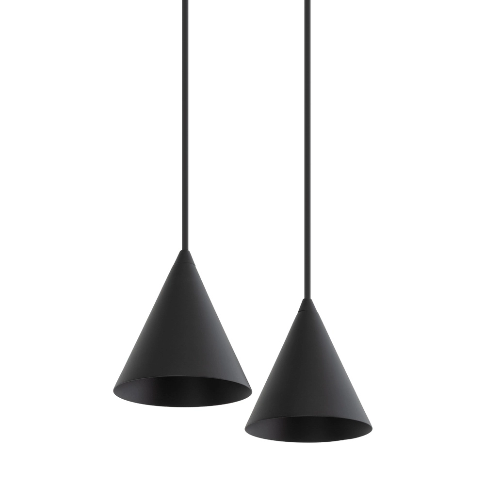 Plafond- en hanglamp Fourty zwart Lyora 5903139114486