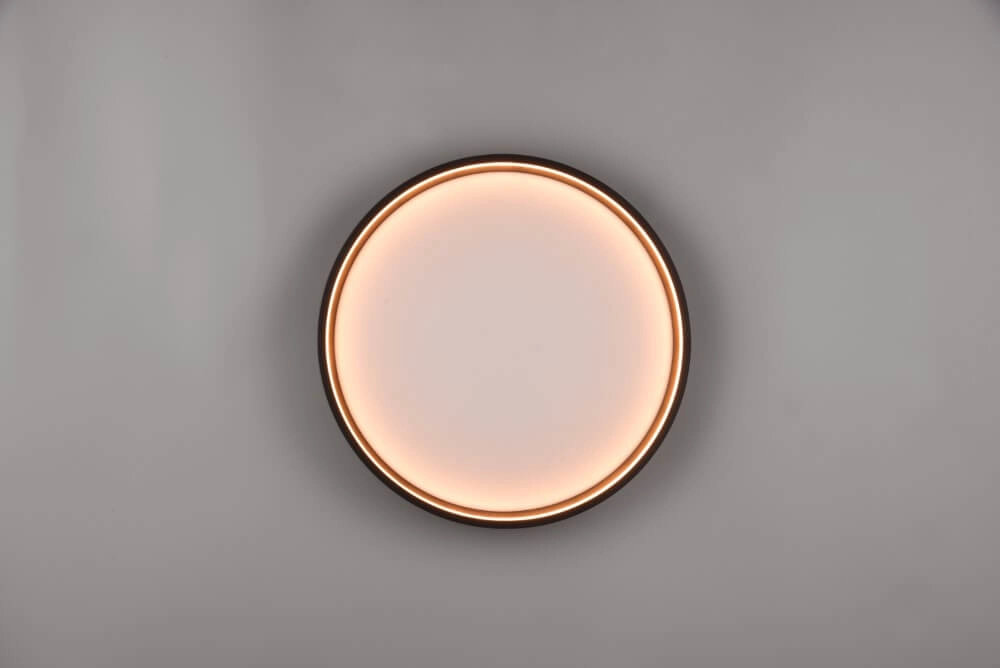 Wit met zwarte plafonniere Doha Trio 4017807575002