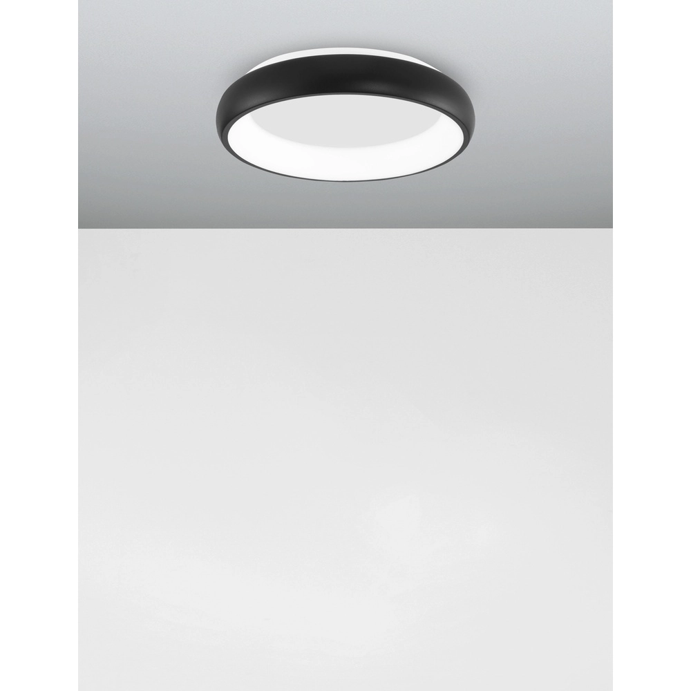 Plafondlamp Albi zwart Ø 41cm Lyora 5212017419514