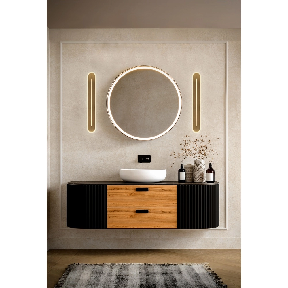 Gouden wandlamp Couper 42cm Searchlight 5053423302423