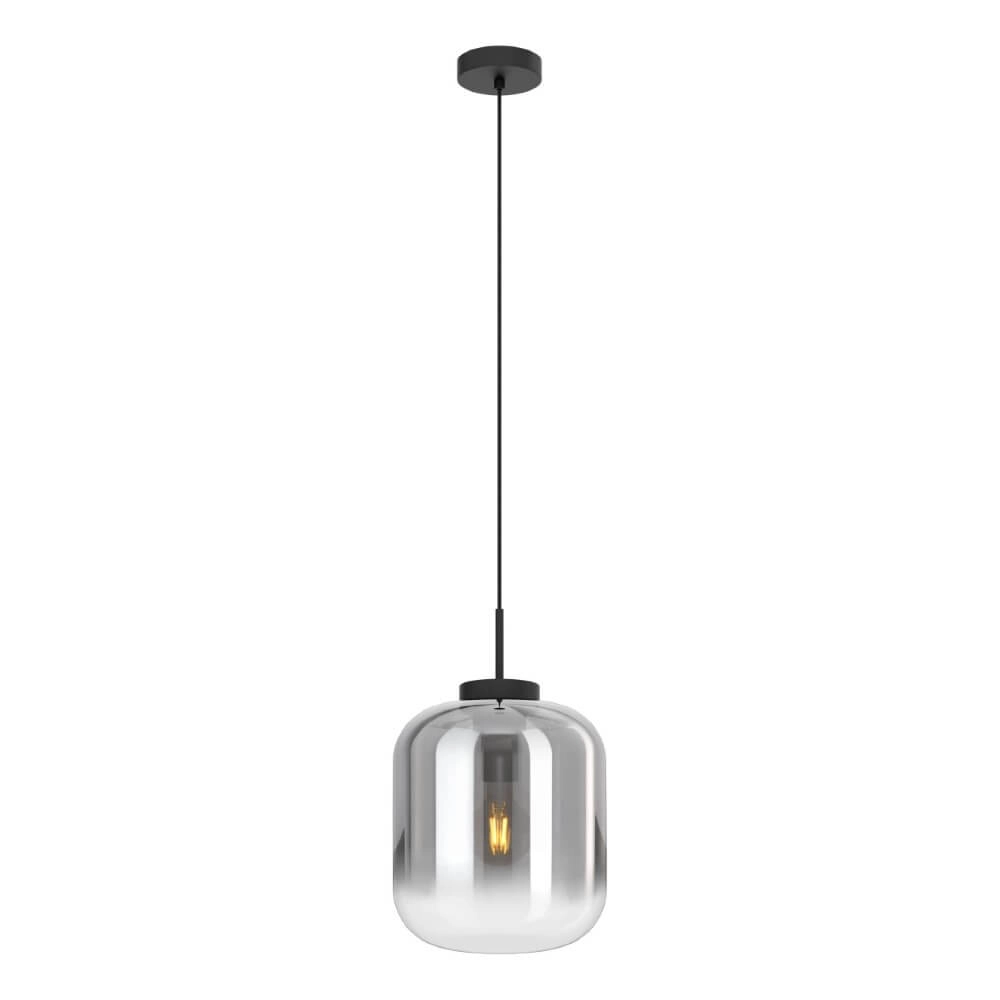 1-lichts hanglamp Bulciago zwart 1-lichts hanglamp Bulciago zwart